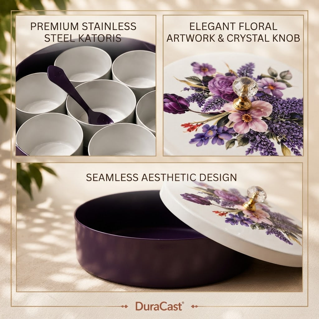 DuraCast® Spicella – Designer Steel Masala Box