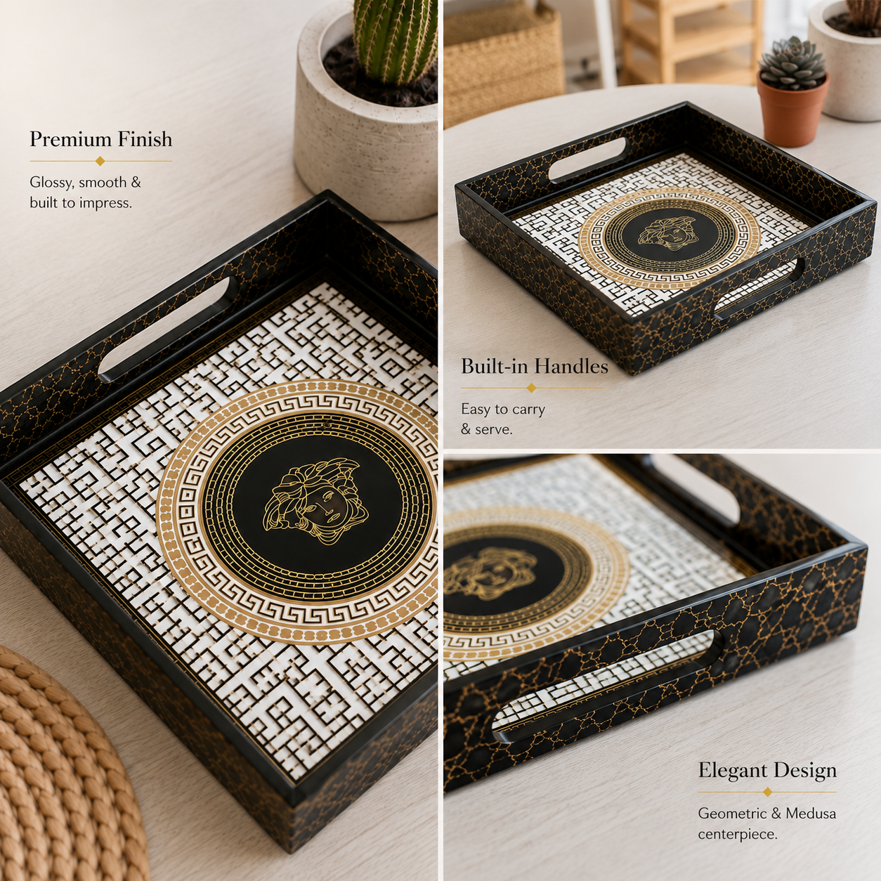 DuraCast® Designer Wooden Tray