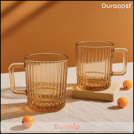 DuraSip™ Verto Mugs – Premium 210 ml Durable Tea Cups for Stylish Everyday Sipping