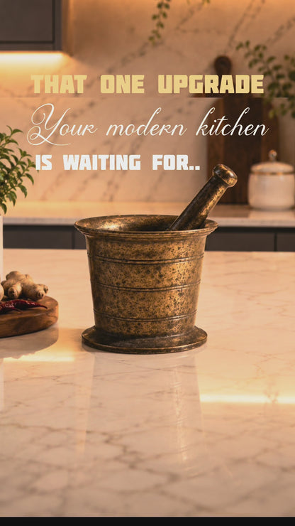 DuraCast® Smashini Designer Marble Mortar & Pestle Set