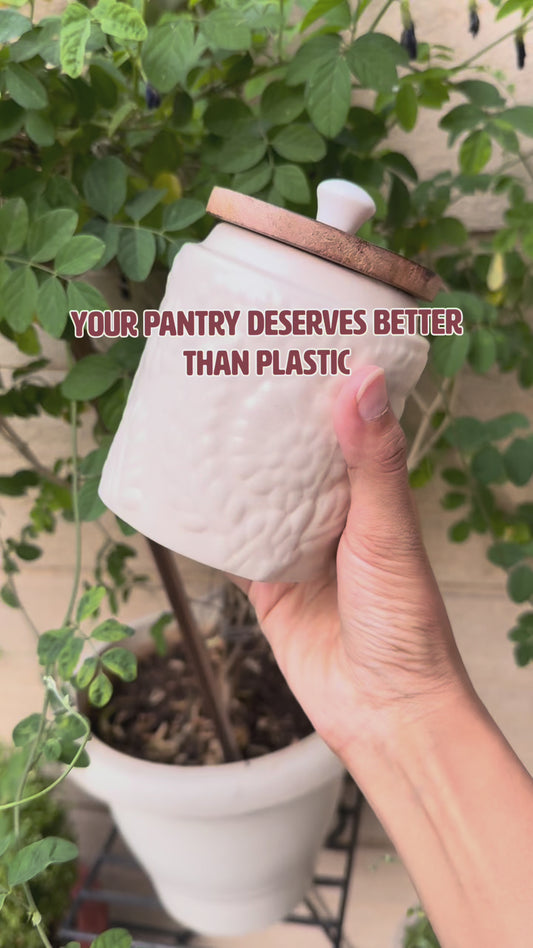 DuraCast® Ivy Ceramic Jars